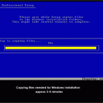 Copying files needed for windows setup Tutorial 9.1: Copying files needed for windows setup