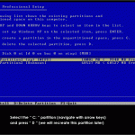 Delete existing partition "C" Tutorial 6: Delete existing partition "C"