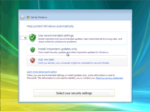 Format Windows Vista Security Settings Format Windows Vista Security Settings