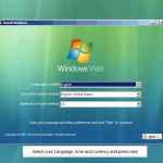 How to format and install Windows Vista