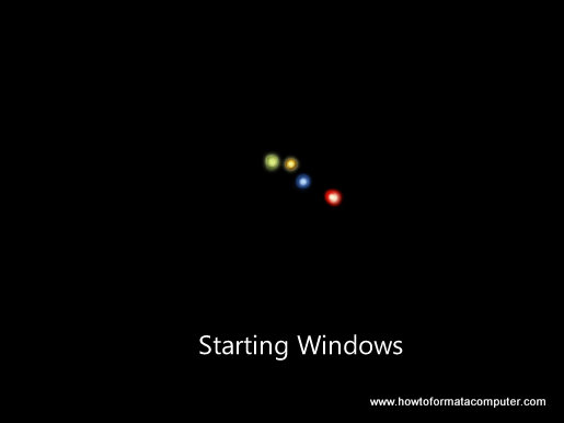 Install Windows 7 - Starting Windows Setup