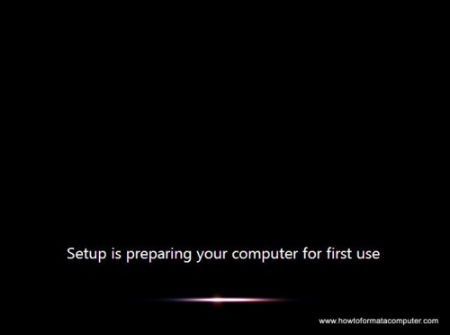 Install Windows 7 - Setup is preparing your computer for first use Install Windows 7 - Setup is preparing your computer for first use